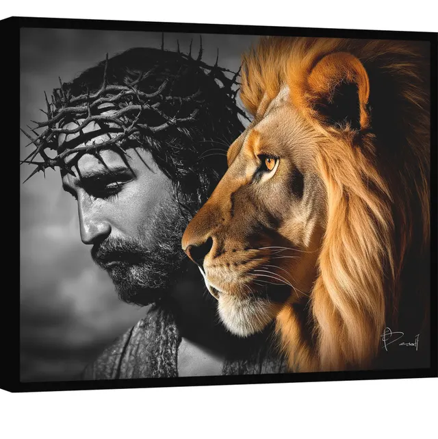 Quadro Jesus O Leão de Judá