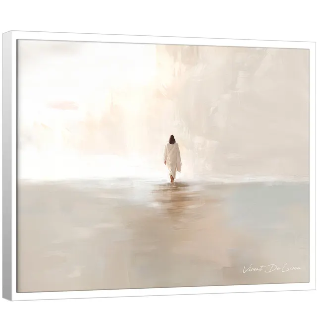 Quadro Jesus Sobre as Águas - Coleção Minimalista