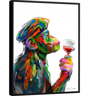 Quadro Macaco Sommelier